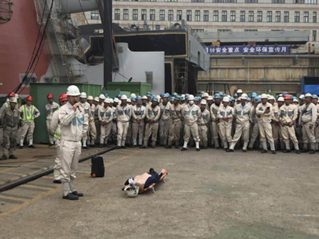2019年06月28日 有限空間中暑中毒事故應(yīng)急演練